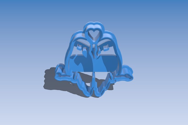 Love Birds Cookie Cutter | 3d print model