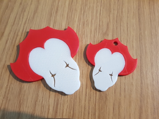 Pennywise inspired clown keyring | 3d print model
