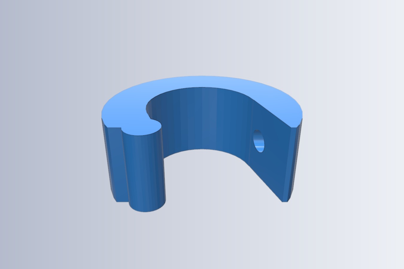 Slip-on collar for 1_2'' post
