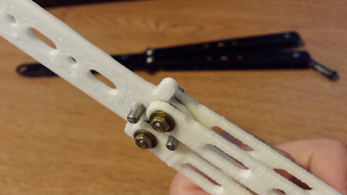 Butterfly Knife Trainer | 3d print model