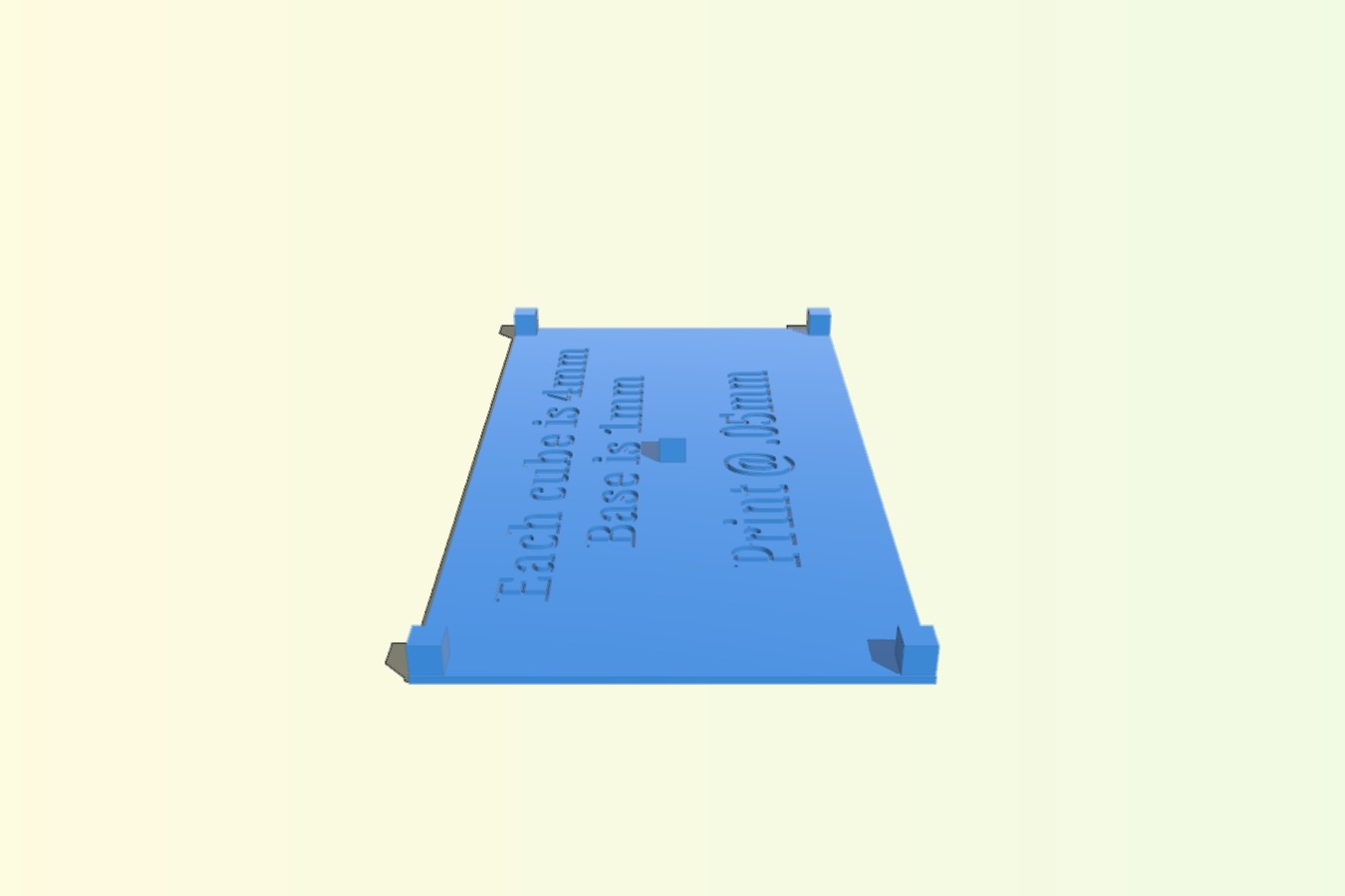 Anycubic Photon Calibration Plate