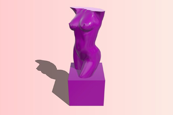 Bust on Pedestal | 3d print model