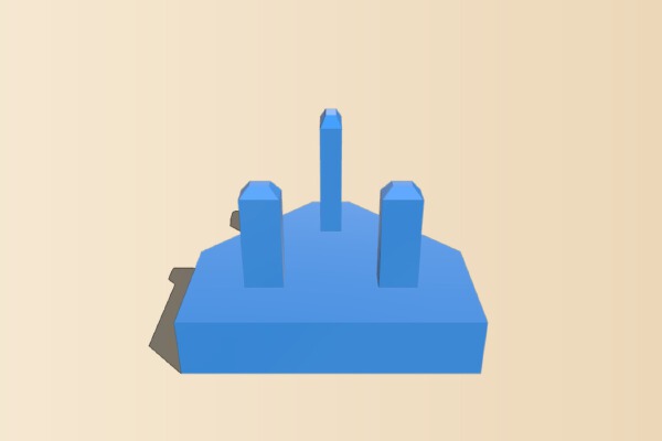 British_UK Plug (Type G) | 3d print model
