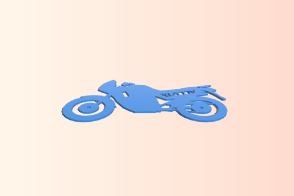 Honda Transalp XL600V Keychain | 3d print model
