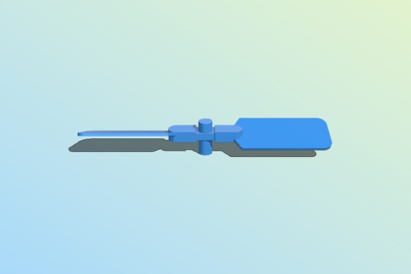 R_C Helicopter Rear Rotor Blade | 3d print model