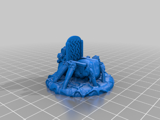 The SpiderChair and Professor Hex | 3d print model