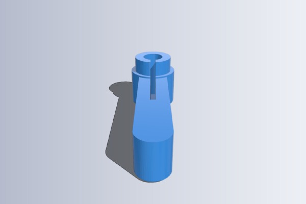 Clamp Handle for 5.25 Floppy Drive Panasonic Matsushita JU-475 | 3d print model