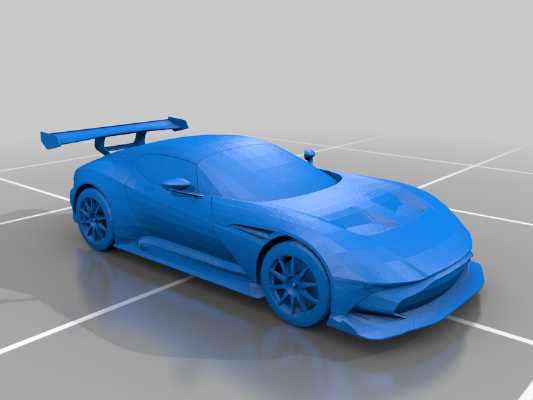 Aston Martin Vulcan | 3d print model