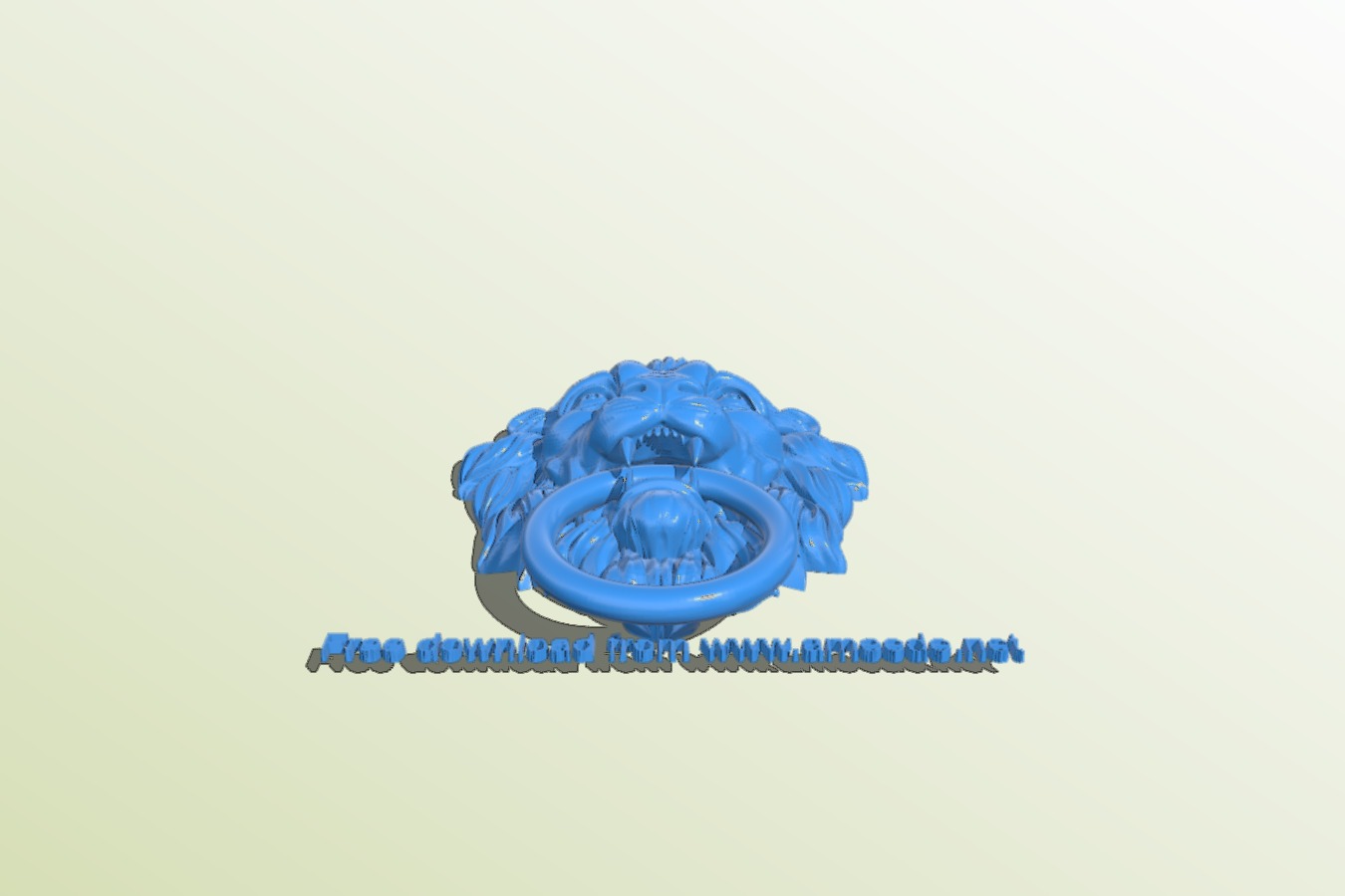 Lion head pattern