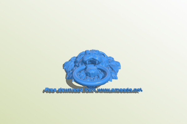 Lion head pattern | 3d print model