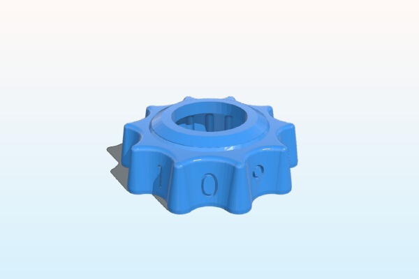 CR-10S5 Leveling Knob Aid 熱床平衡調整鈕 | 3d print model