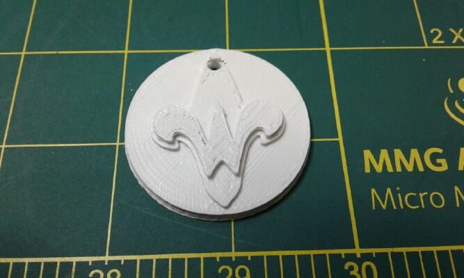 BSA Cub Scout Webelos Coin (Dog Tag) | 3d print model