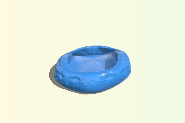 Mealworm_Water bowl for Bearded Dragon Lizard Terrarium | 3d print model