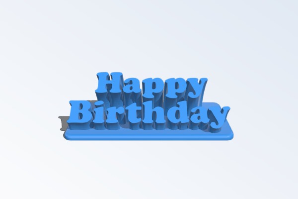 Happy Birthday | 3d print model