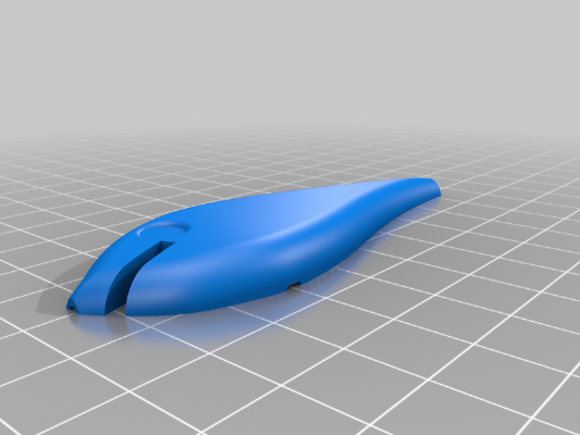 Flat Side CrankBait Lure | 3d print model