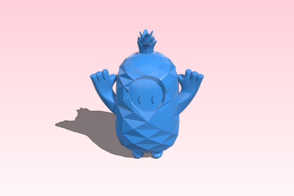 Fall Guys Pineapple Suit | 3d print model