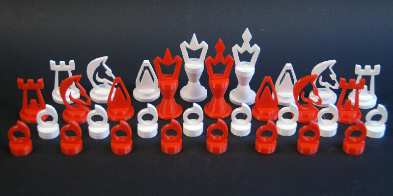 EZ 3D Print Chess Set | 3d print model