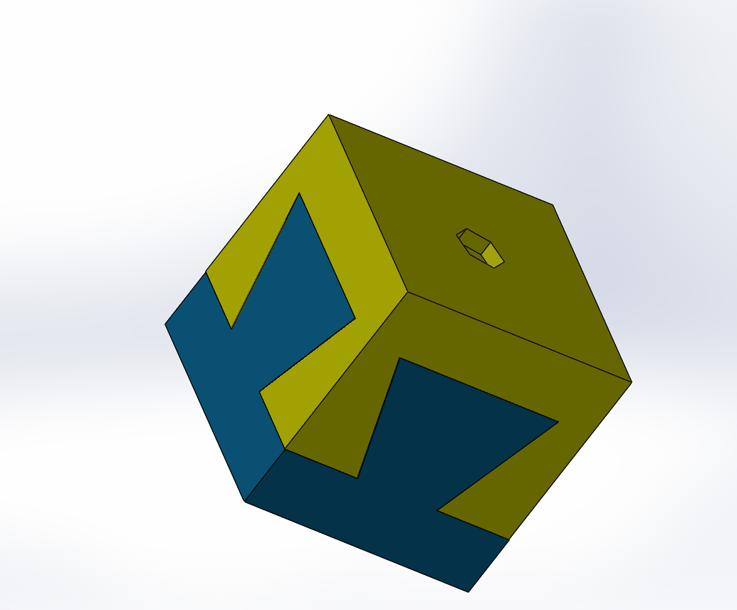 Dovetail impossible puzzle