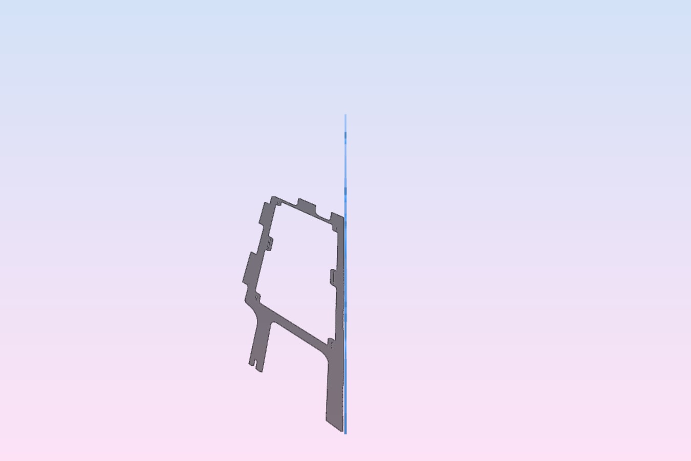 Meshlicious 240 mm Radiator Bracket GPU Side