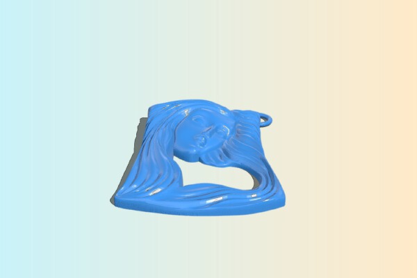 Keychain-girl | 3d print model