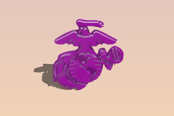 USMC Eagle Globe and Anchor | 3d print model