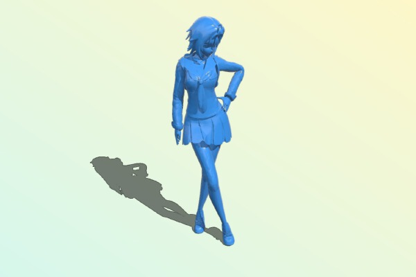 Miss Haru from soulworker | 3d print model