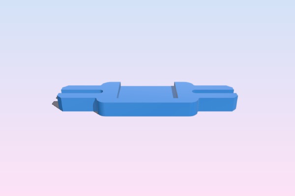 Sprocket Crossbar Adj. Tensioner Clamp | 3d print model