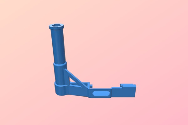 TEVO Tornado (new version) screwless Top Spool Holder | 3d print model