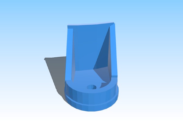 Mud Guard indicator pole base | 3d print model