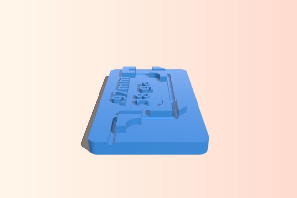 Fixture for bending the copper wire for a 5.8GHz antenna | 3d print model