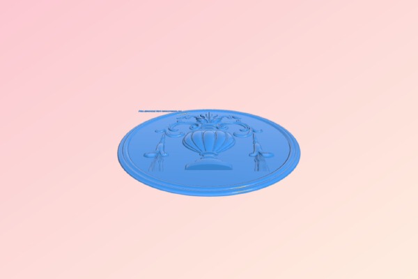 Round plate pattern | 3d print model