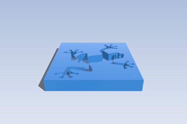 frog mould | 3d print model