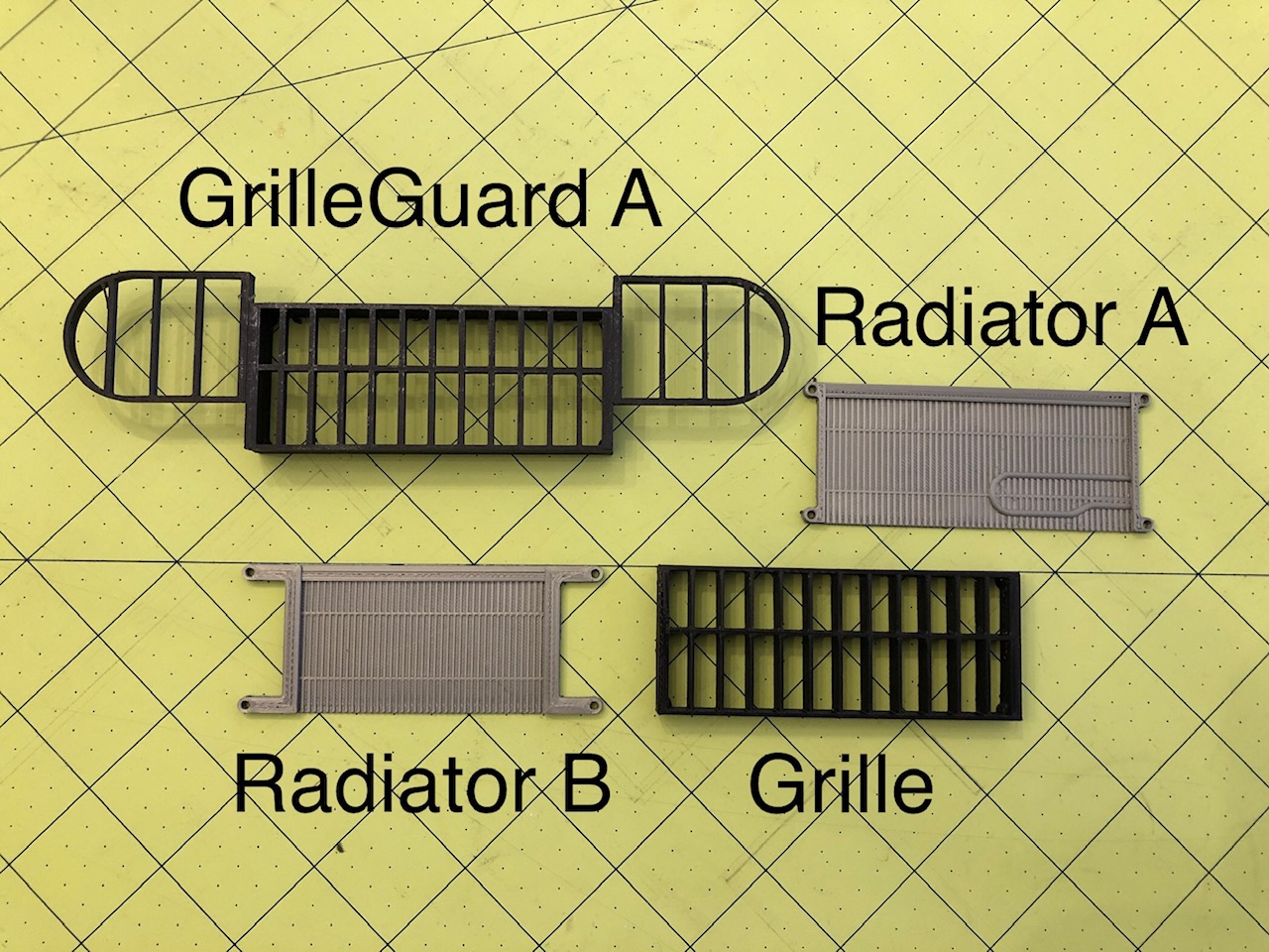 Grille and Radiator (Multiple Styles) for Proline Power Wagon