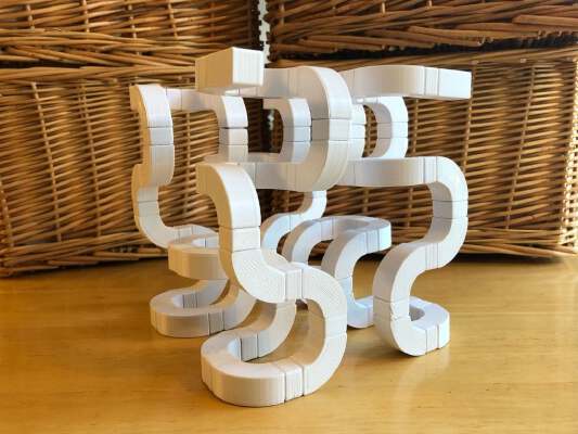 3D Hilbert Curve Construction Set | 3d print model