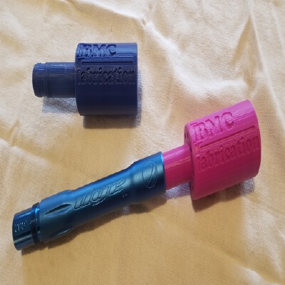 Paintball Muffler tip - Dye threads | 3d print model
