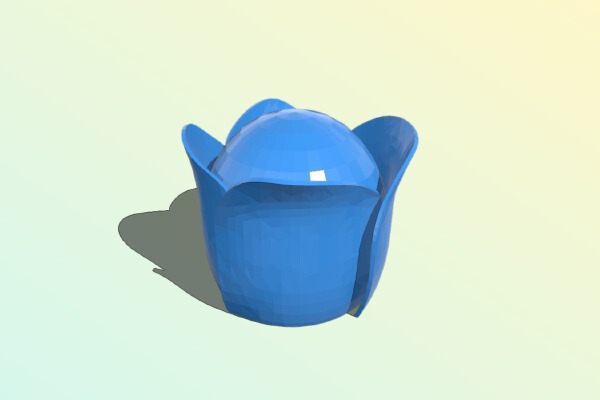 Rose Bottom | 3d print model