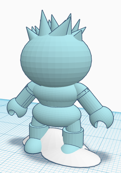 Cartoon Figure Ice Guy