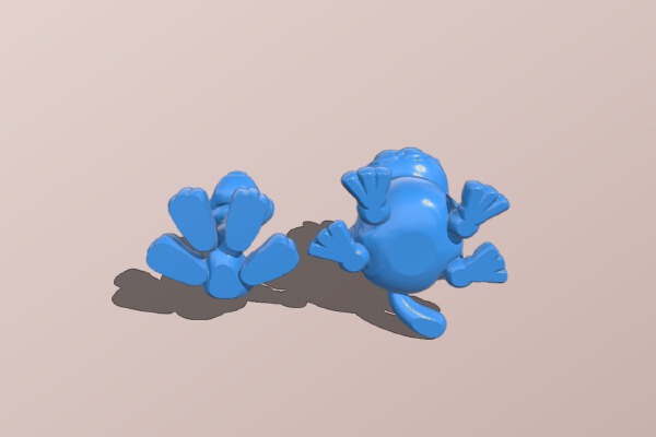 Garfield and Odie | 3d print model