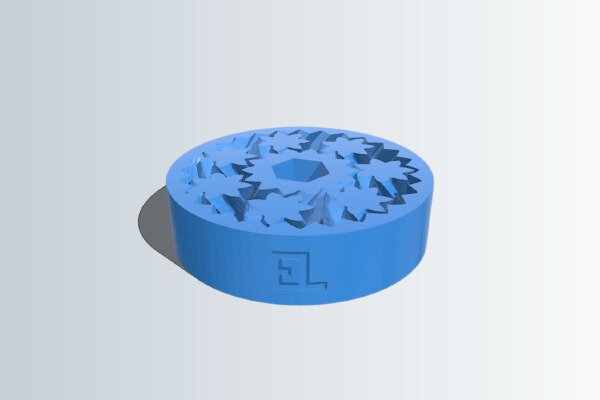 Seven Planet Gear Bearing | 3d print model