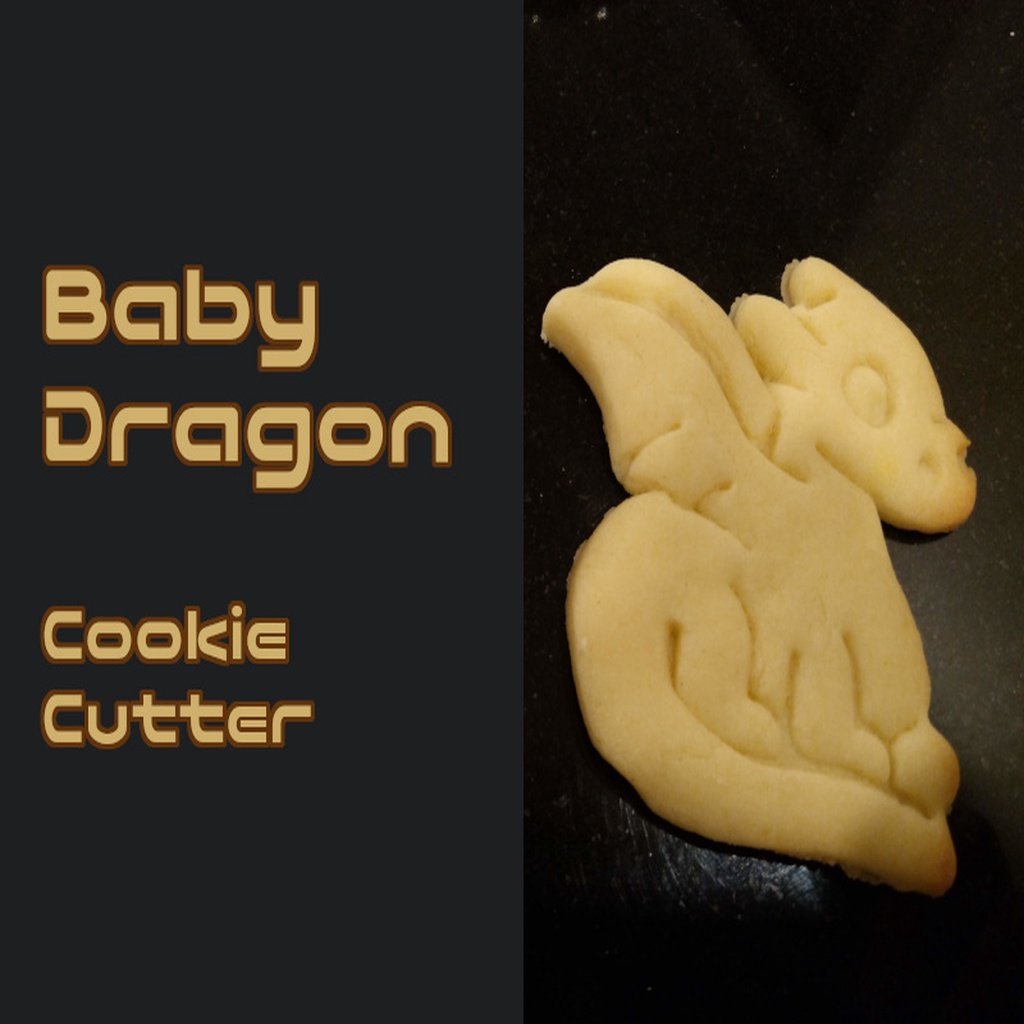 Baby Dragon Cookie Cutter