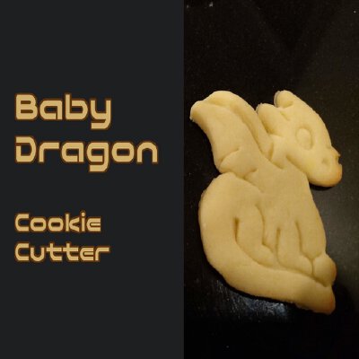 Baby Dragon Cookie Cutter | 3d print model