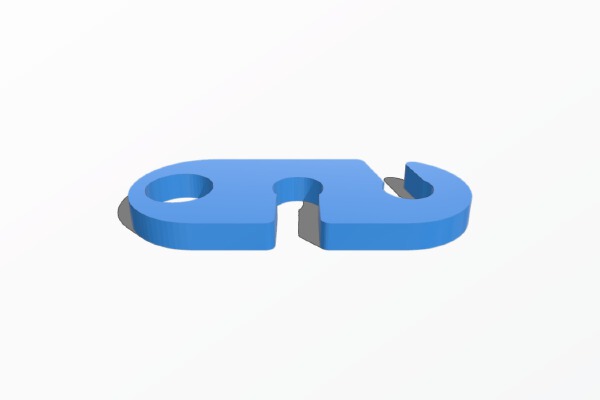 IKEA HEMMA _ SEKOND Pendant Lamp Cord Hanger _ Hook | 3d print model