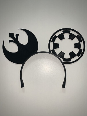 Star Wars Ears - Rebel Alliance_Galactic Empire | 3d print model