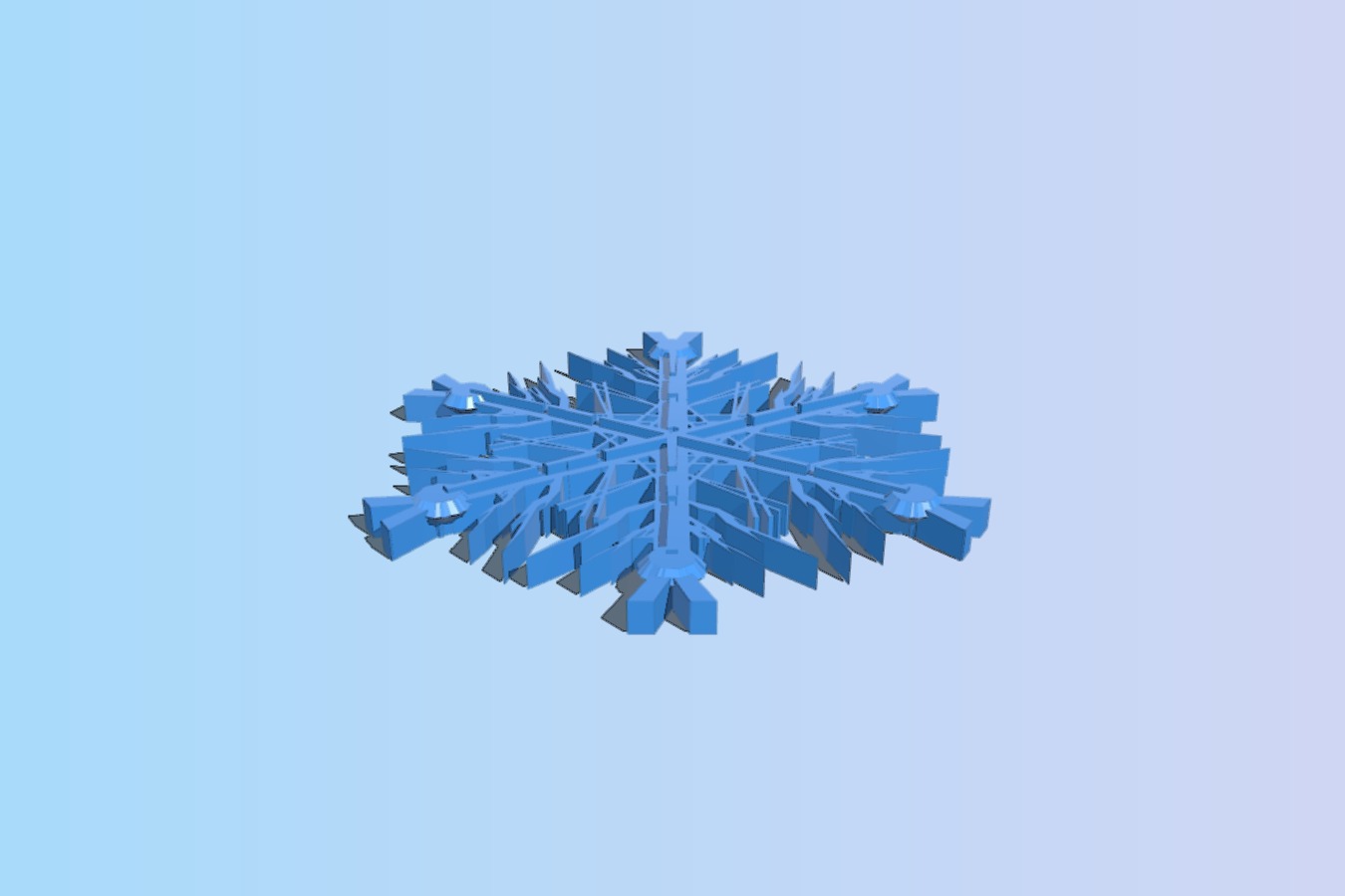 Geometric Snowflake + MakerEd Project