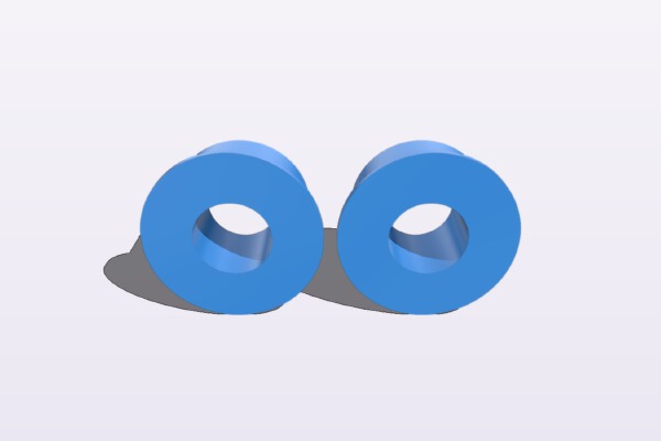 FlashForge Creator Filament Spool Spacer | 3d print model