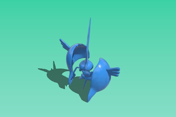 Pokemon Tapu Koko sun and moon | 3d print model