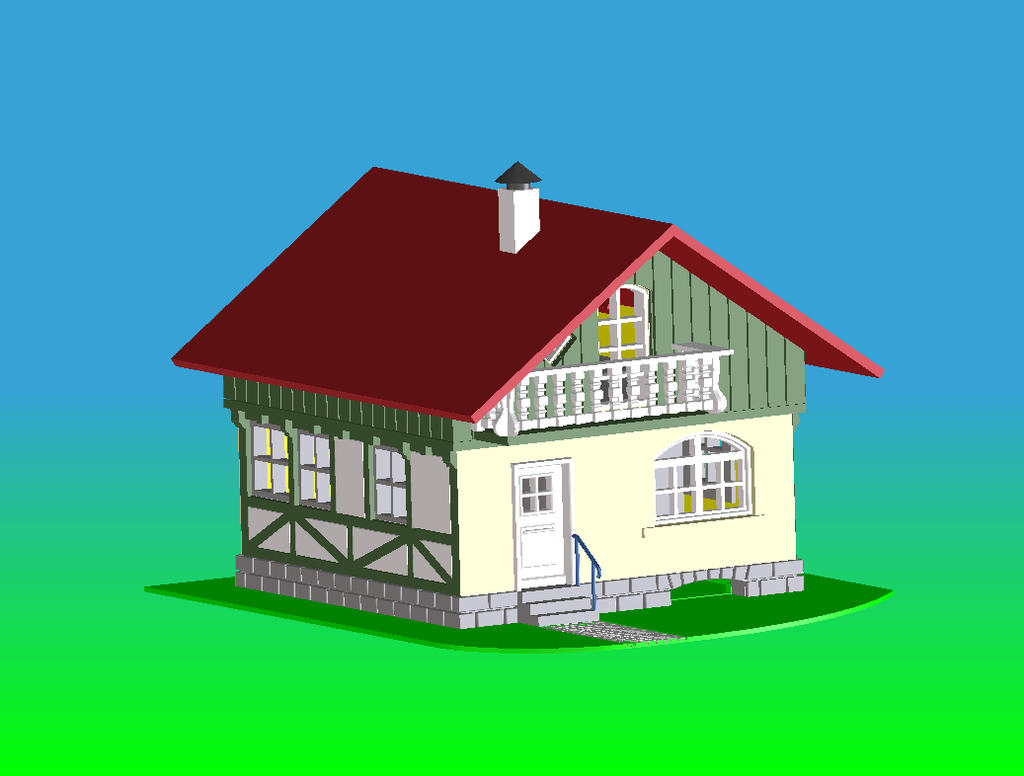 Kleines Bahnwärterhaus N-Scale 1:160