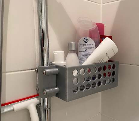 Shampoo Box v3 - 22 mm rod | 3d print model