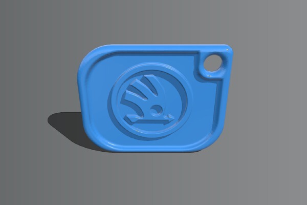 Skoda keychain | 3d print model