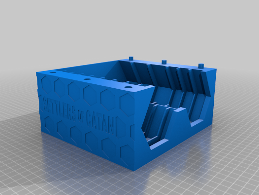 Settlers of Catan Storage Box | 3d print model